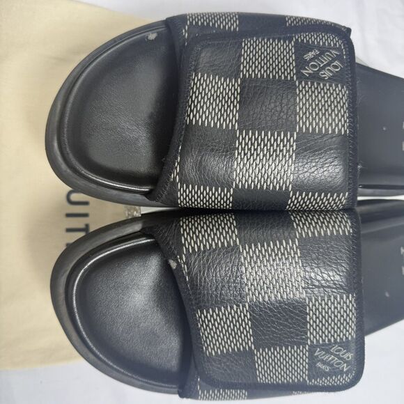 Louis Vuitton Miami Mule Sandals 1ACR2P - Size 9 US / 42 EU - Damier - Authentic - Picture 6 of 8